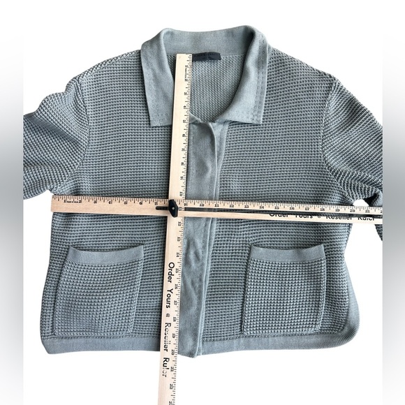 Alberta Ferretti Made in Italy Gray Knit Cardigan Sweater - Picture 4 of 7